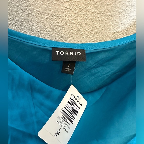 Torrid Satin Cowl Neck Cami size 4X new - Picture 5 of 8
